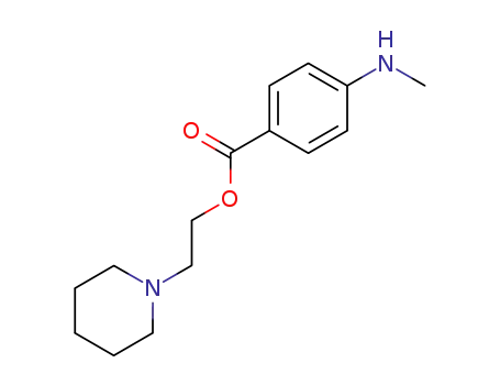 4-methylamino-benzoic acid-(2-piperidino-ethyl ester)