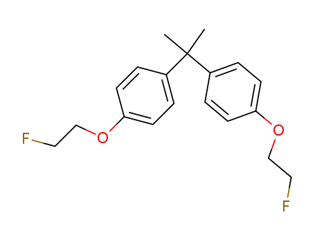 Molecular Structure of 3772-40-5 (2,2-bis-[4-(2-fluoro-ethoxy)-phenyl]-propane)