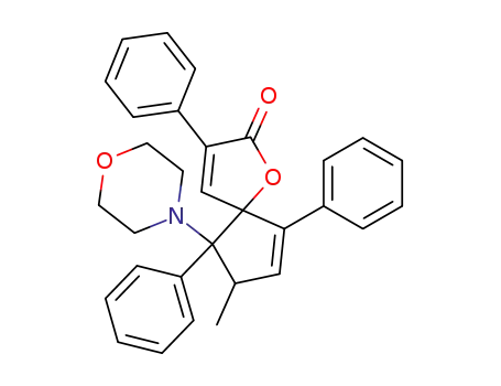 8-methyl-9-morpholin-4-yl-3,6,9-triphenyl-1-oxa-spiro[4.4]nona-3,6-dien-2-one