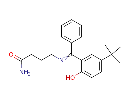 Butanamide,
4-[[[5-(1,1-dimethylethyl)-2-hydroxyphenyl]phenylmethylene]amino]-