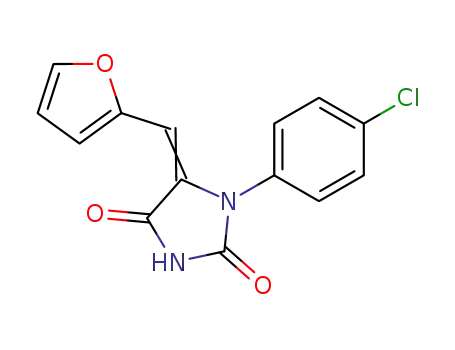 1-(4-chloro-phenyl)-5-furfurylidene-imidazolidine-2,4-dione