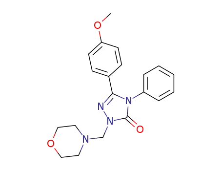 3H-1,2,4-Triazol-3-one,
2,4-dihydro-5-(4-methoxyphenyl)-2-(4-morpholinylmethyl)-4-phenyl-