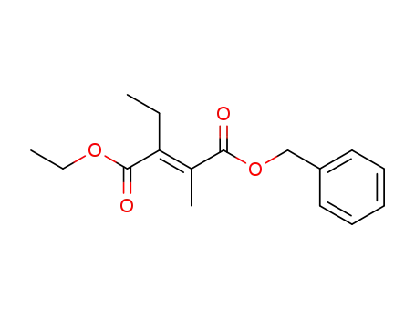 2-Butenedioic acid, 2-ethyl-3-methyl-, 1-ethyl 4-(phenylmethyl) ester,
(E)-