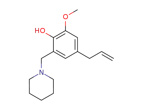 4-allyl-2-methoxy-6-piperidin-1-ylmethyl-phenol