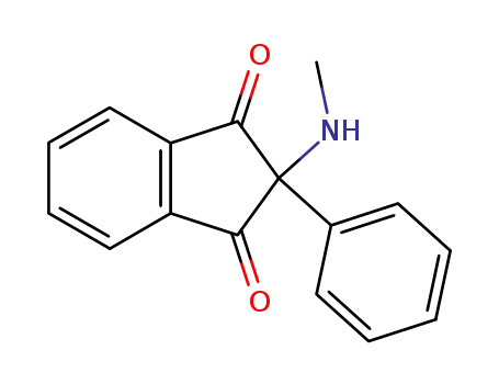 1H-Indene-1,3(2H)-dione, 2-(methylamino)-2-phenyl-