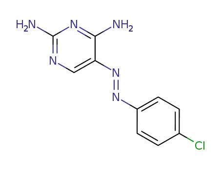 5-(4-chloro-phenylazo)-pyrimidine-2,4-diyldiamine