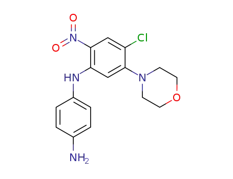 <i>N</i>-(4-chloro-5-morpholino-2-nitro-phenyl)-<i>p</i>-phenylenediamine