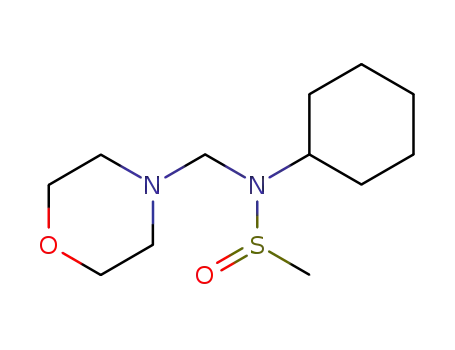 Methanesulfinamide, N-cyclohexyl-N-(4-morpholinylmethyl)-