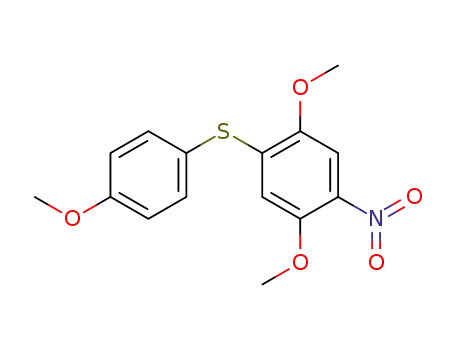1,4-dimethoxy-2-(4-methoxy-phenylsulfanyl)-5-nitro-benzene