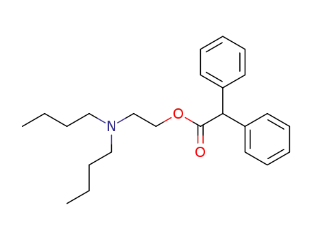 diphenyl-acetic acid-(2-dibutylamino-ethyl ester)