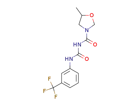 5-methyl-oxazolidine-3-carboxylic acid (3-trifluoromethyl-phenylcarbamoyl)-amide