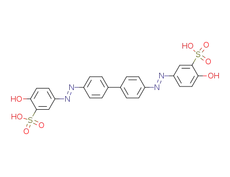 6,6'-dihydroxy-3,3'-biphenyl-4,4'-diyl-bis-azo-bis-benzenesulfonic acid