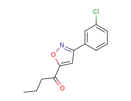 1-[3-(3-chloro-phenyl)-isoxazol-5-yl]-butan-1-one