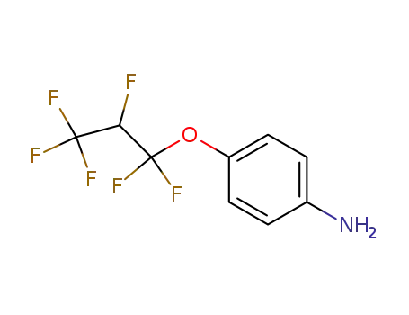 Molecular Structure of 52328-81-1 (Benzenamine, 4-(1,1,2,3,3,3-hexafluoropropoxy)-)