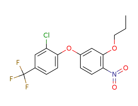 Molecular Structure of 42874-04-4 (Benzene, 2-chloro-1-(4-nitro-3-propoxyphenoxy)-4-(trifluoromethyl)-)