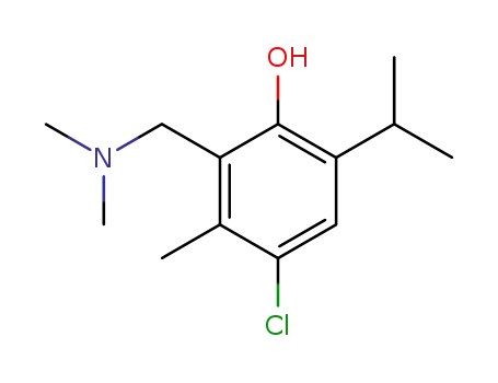 4-chloro-2-dimethylaminomethyl-6-isopropyl-3-methyl-phenol