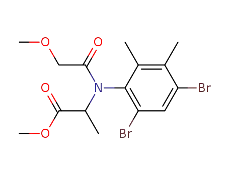 2-[(4,6-Dibromo-2,3-dimethyl-phenyl)-(2-methoxy-acetyl)-amino]-propionic acid methyl ester