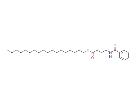 Butanoic acid, 4-(benzoylamino)-, octadecyl ester