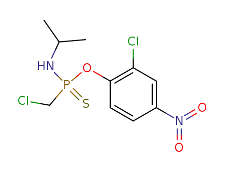 Molecular Structure of 42585-05-7 (C<sub>10</sub>H<sub>13</sub>Cl<sub>2</sub>N<sub>2</sub>O<sub>3</sub>PS)