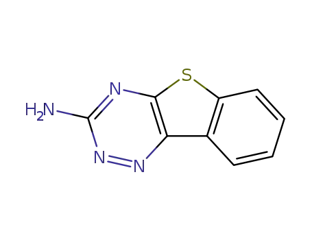 benzo[4,5]thieno[2,3-<i>e</i>][1,2,4]triazin-3-ylamine