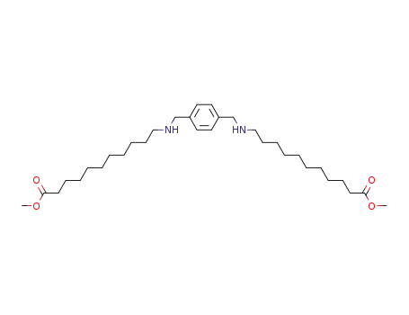 Molecular Structure of 71809-14-8 (Undecanoic acid, 11,11'-[1,4-phenylenebis(methyleneimino)]bis-,
dimethyl ester)