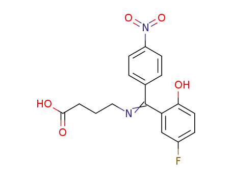 Butanoic acid,
4-[[(5-fluoro-2-hydroxyphenyl)(4-nitrophenyl)methylene]amino]-
