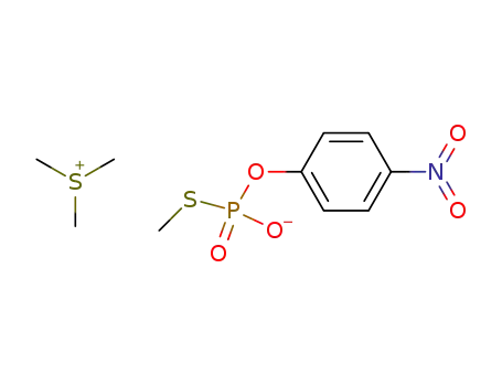 thiophosphoric acid <i>S</i>-methyl ester-<i>O</i>-(4-nitro-phenyl ester); trimethyl sulfonium-salt