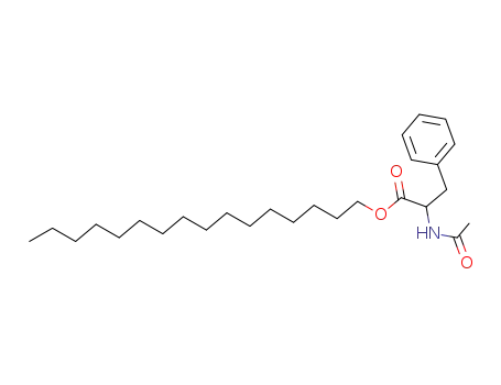 Molecular Structure of 52558-43-7 (L-Phenylalanine, N-acetyl-, hexadecyl ester)