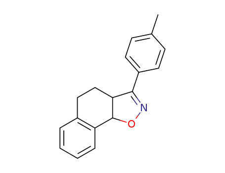 Naphth[2,1-d]isoxazole, 3a,4,5,9b-tetrahydro-3-(4-methylphenyl)-