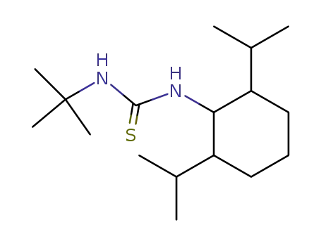 Molecular Structure of 71757-41-0 (1-tert-Butyl-3-(2,6-diisopropyl-cyclohexyl)-thiourea)