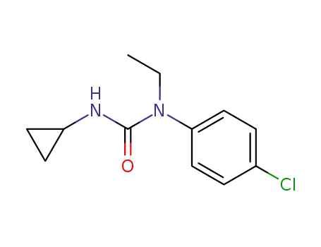 Molecular Structure of 64393-45-9 (Urea, N-(4-chlorophenyl)-N'-cyclopropyl-N-ethyl-)