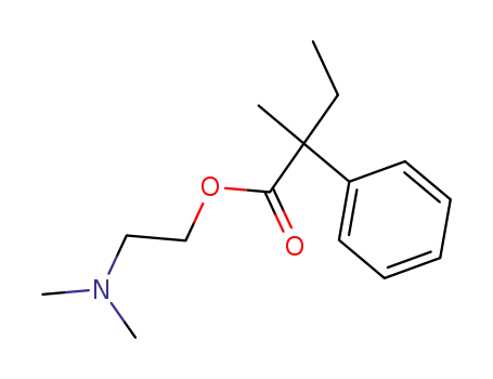 2-methyl-2-phenyl-butyric acid-(2-dimethylamino-ethyl ester)