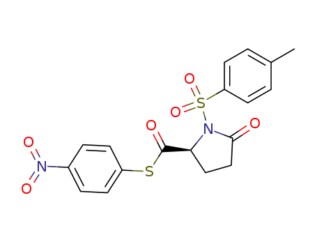 5-oxo-1-(toluene-4-sulfonyl)-L-thioproline-<i>S</i>-(4-nitro-phenyl ester)