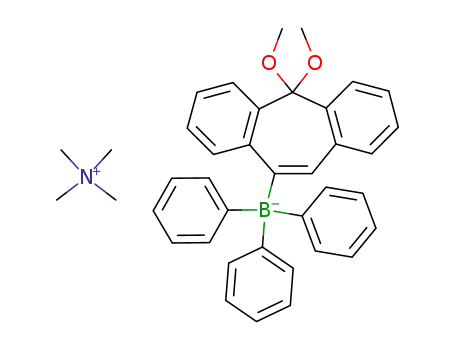 tetramethylammonium (5-oxo-5H-dibenzo{a,d}cyclohepten-10-yl)triphenylborate