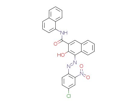 4-(4-chloro-2-nitro-phenylazo)-3-hydroxy-[2]naphthoic acid-[1]naphthylamide