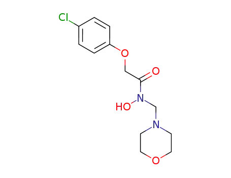 2-(4-chloro-phenoxy)-<i>N</i>-hydroxy-<i>N</i>-morpholin-4-ylmethyl-acetamide