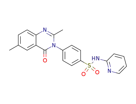 4-(2,6-dimethyl-4-oxo-4<i>H</i>-quinazolin-3-yl)-benzenesulfonic acid-[2]pyridylamide