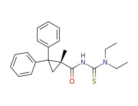 1,1-Diethyl-3-((R)-1-methyl-2,2-diphenyl-cyclopropanecarbonyl)-thiourea
