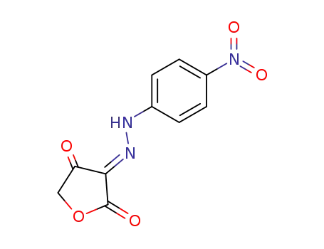 Molecular Structure of 61800-67-7 (2,3,4(5H)-Furantrione, 3-[(4-nitrophenyl)hydrazone])