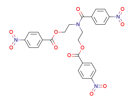 Molecular Structure of 95745-94-1 (Benzamide, 4-nitro-N,N-bis[2-[(4-nitrobenzoyl)oxy]ethyl]-)
