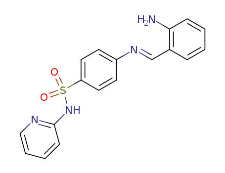 Molecular Structure of 107621-89-6 (<i>N</i>-(2-amino-benzylidene)-sulfanilic acid-[2]pyridylamide)