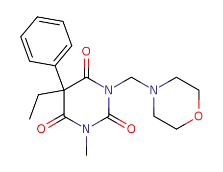 5-ethyl-1-methyl-3-morpholin-4-ylmethyl-5-phenyl-pyrimidine-2,4,6-trione