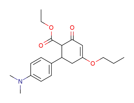 6-(4-Dimethylamino-phenyl)-2-oxo-4-propoxy-cyclohex-3-enecarboxylic acid ethyl ester