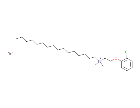 [2-(2-chloro-phenoxy)-ethyl]-hexadecyl-dimethyl-ammonium; bromide