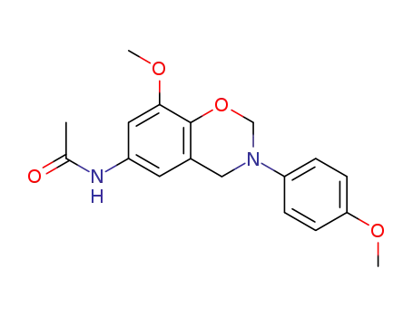 <i>N</i>-[8-methoxy-3-(4-methoxy-phenyl)-3,4-dihydro-2<i>H</i>-benzo[<i>e</i>][1,3]oxazin-6-yl]-acetamide