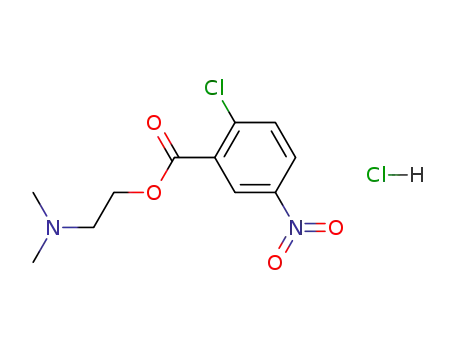 2-chloro-5-nitro-benzoic acid-(2-dimethylamino-ethyl ester); hydrochloride