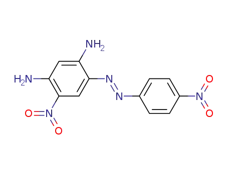 Molecular Structure of 6416-58-6 (4-nitro-6-(4-nitro-phenylazo)-<i>m</i>-phenylenediamine)