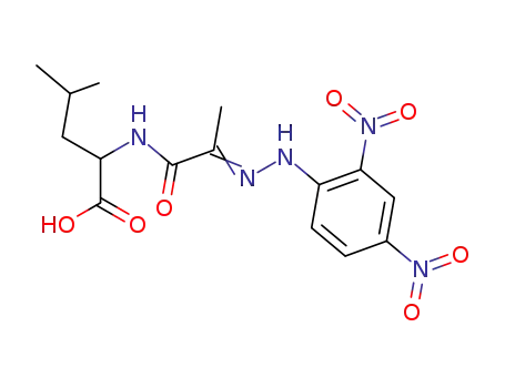 <i>N</i>-[2-(2,4-dinitro-phenylhydrazono)-propionyl]-leucine