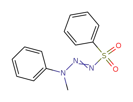 Molecular Structure of 108990-46-1 (1-benzenesulfonyl-3-methyl-3-phenyl-triazene)