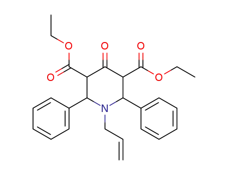 1-allyl-4-oxo-2,6-diphenyl-piperidine-3,5-dicarboxylic acid diethyl ester